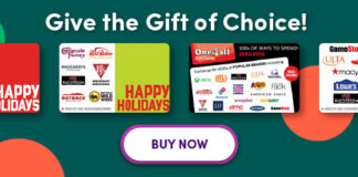 buying and using gift cards