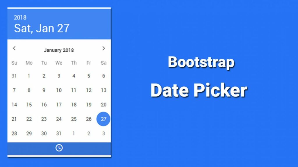 bootstrap date picker